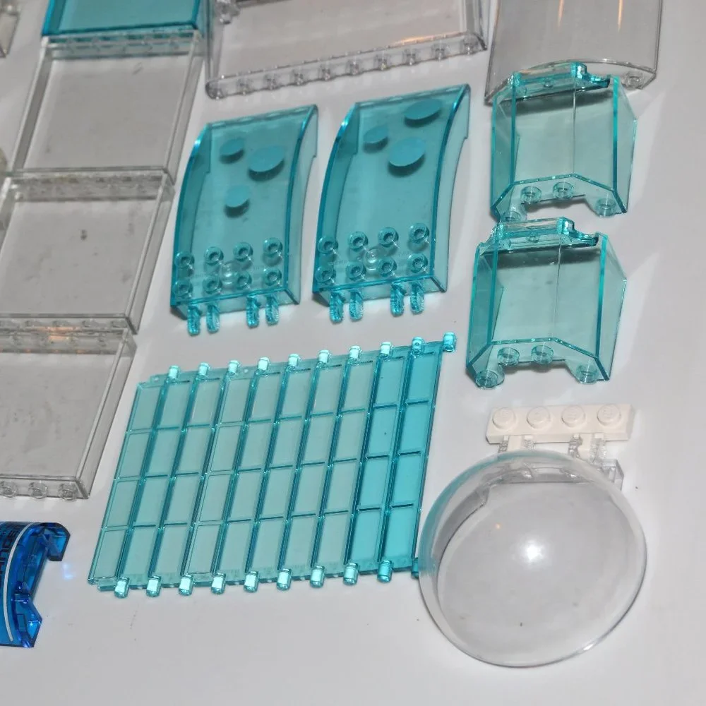 LEGO clear windscreen 3823, 24607, 4176, panel 59349, 46413, 46361, dome canopy